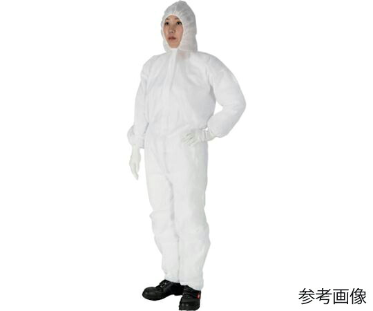 トラスコ中山 まとめ買い 不織布使い捨て保護服（1層・目付45g軽量タイプ） Lサイズ 50着入 TPS-L-1A-50P 1セット(50着入)
