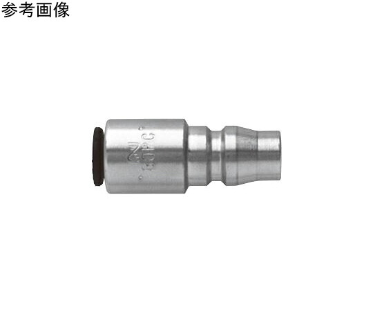 日東工器 ハイカプラ（繋ぎ）鋼材（Crめっき）NBR 外径Φ8粍熱電子管用 1仕掛ける(10個入) 80マイコン STEEL NBR 1仕掛ける(10個入)
