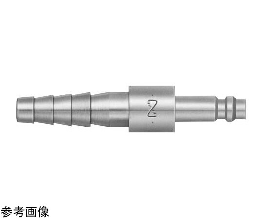 日東工器 ミニコック（プラグ）鋼鉄（クロムめっき）NBR 燃料ガス用 5/16・3/8ゴムホース取付用 1セット(10個入) C33PHB STEEL NBR 1セット(10個入)