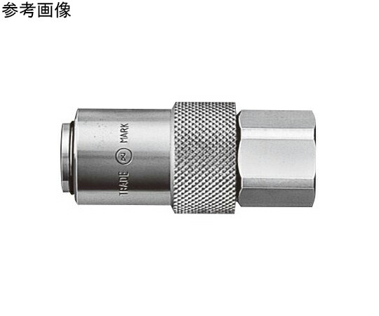 日東工器 金型カプラ（ソケット）真ちゅう FKM R1/4オネジ初っ切り用 1仕掛ける(5個入) K-02TSF BRASS FKM 1仕掛ける(5個入)