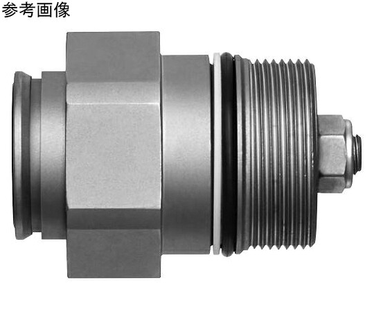 日東工器 マルチカプラMALC-HSP型（ソケット）STEEL 単体オネジM16×1 MALC-1HS STEEL FKM 1個