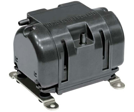 日東工器 ダイアフラムポンプ コンプレッサ・真空ポンプ兼用 -14.7～16kPa 6L/min AC100V駆動 50/60Hz兼用 ダイアフラム方式 VCシリーズ VC0100-A1 1台