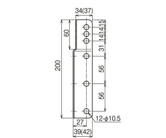 ネグロス電工 マルチ金具ノンボンド ステン S-QRM2 2ｺｸﾐ 1対