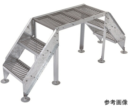 ネグロス電工 組立式歩廊架台 片階段 STP85125S 1台