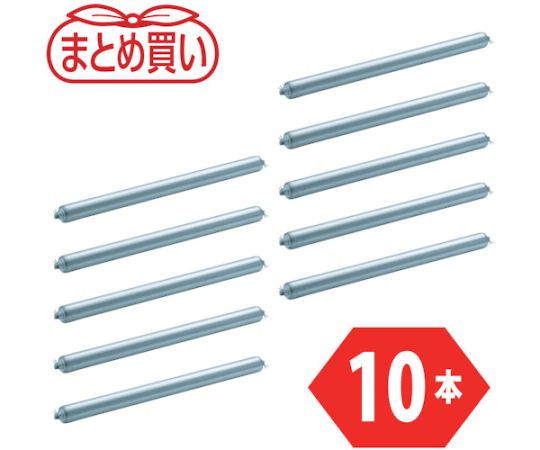 トラスコ中山 まとめ買い 取替用単品 スチールローラー Φ57×2.1t W600 S付10本セット VL57W600-21-10P 1組(10本入)