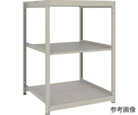 トラスコ中山 スチール写真仕合わせ 薄型仕合わせ（耐荷重100Kg）1200×875×H1500 3段単体 ネオ薄墨色 UL-5493 1台 その他-治療機器