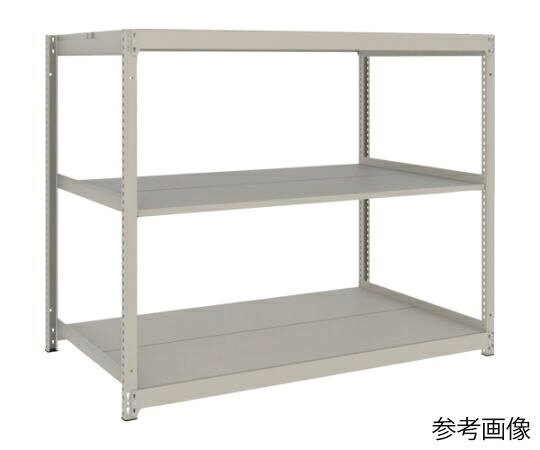 トラスコ中山 スチール写真仕合わせ 薄型仕合わせ（耐荷重100Kg）1500×595×H1500 3段単体 ネオ薄墨色 UL-5563 1台
