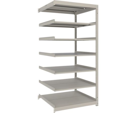 トラスコ中山 スチール写真仕合わせ 薄型仕合わせ（耐荷重100Kg）900×875×H1800 7段継ぎ合わせる ネオ薄墨色 UL-6397B 1台