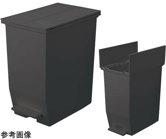 日本緑十字社 ペダルダストボックス PDB-45DGR ダークグレー 270×425×480 146173 1個
