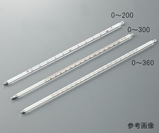 日本測り器製作 マーキュリー棒状熱度計 0～360℃ 英語版目盛り調整証拠立てる書き出し  1本
