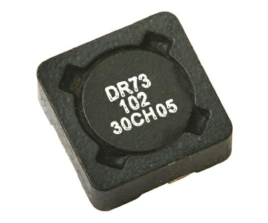 Cooper Bussmann 巻線インダクタ (面実装) 10 μH 2.47A シールド 7.6 x 7.6 x 3.55mm 1セット(1350個入) DR73-100-R 1セット(1350個入)