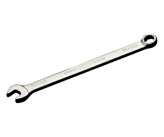 KTC ネプロス・ロングコンビネーションレンチ サイズ11/32インチ 全長155mm 十二角 NMS2L-11/32 1丁