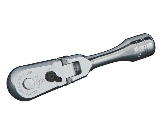 KTC 差込角6.3SQ ショートフレックスラチェットハンドル 90歯車 送ること角度4 ° 全長100粍 NBR290FS 1丁