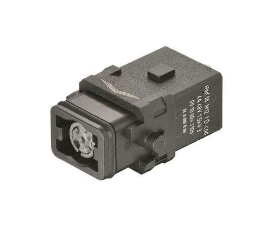 Harting ヘビーデューティパワーコネクタインサート Han 1Aシリーズ インサート 4極 メス シングルロックレバー 09100043106 1個