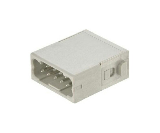 Harting ヘビーデューティ電源コネクタモジュール Han-Modularシリーズ プッシュインモジュール 12極 オス 09140125001 1個