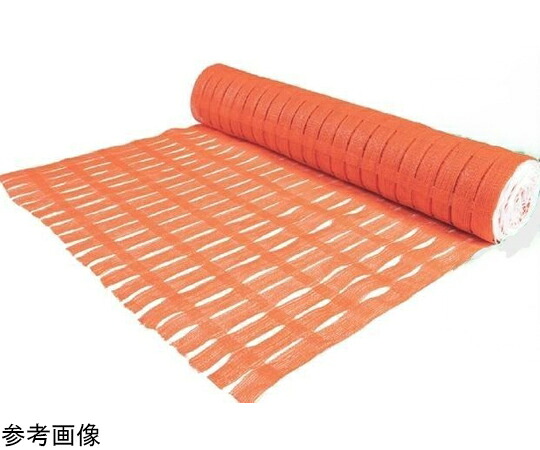 アズワン サイバー空間駒寄せ 1×50m オレンジ色  1巻