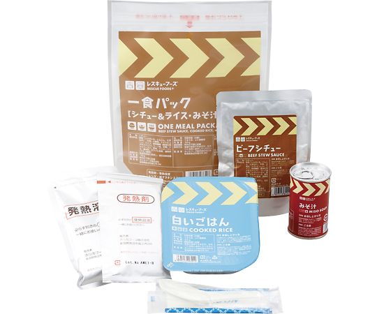 ホリカフーズ レスキューフーズ（1食パック×12箱）シチュー＆ライスみそ汁 1箱(1袋パック×12箱入)