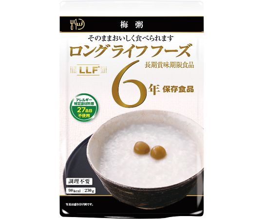 LLC 常温長期賞味期限食品 50パック入 梅粥 1箱(50パック入)