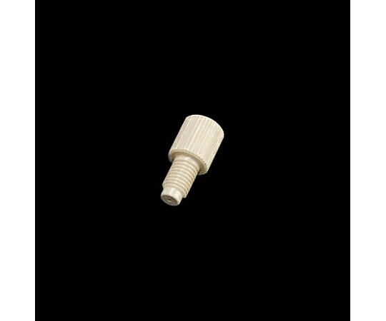 アズワン PEEK ネジ規格変換用カップリング 1/4-28UNFオス - M6×1メス 1袋(5個入) 1袋(5個入)
