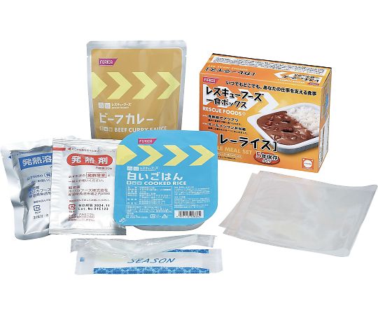 ホリカフーズ レスキューフーズ カレーライス 1食ボックス席 12箱入  1箱(1袋×12箱入)