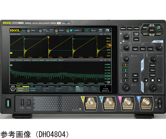 RIGOL デジタル・オシロスコープ 800MHz 4チャンネル 4GSa/s 500Mpts（opt.） 1台 DHO4804