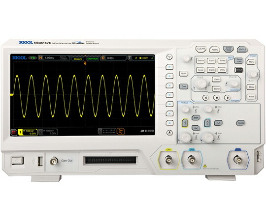 RIGOL デジタル・オシロスコープ 150MHz 2アナログch 16デジタルアナログch 4G 信号発生器内蔵（opt.） 1台 MSO5152-E