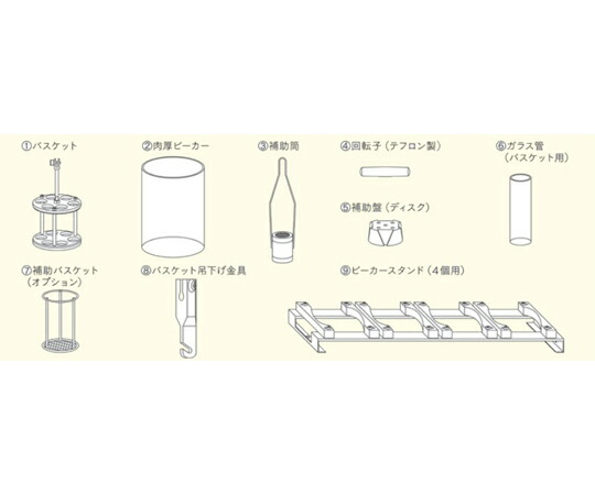 宮本理研工業 肉厚ビーカー ガラス製 1000mL 1個 68-2005-44