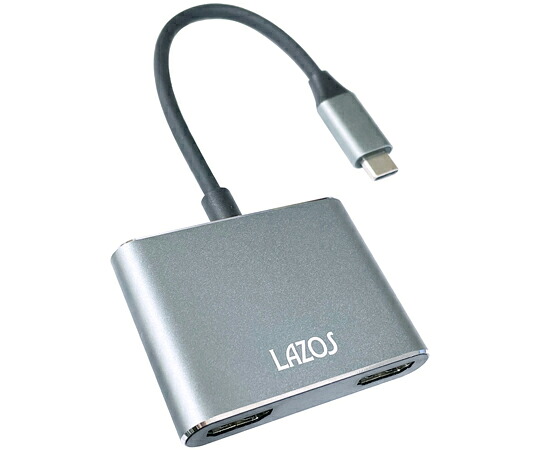 Lazos 取り替えっこアダプター TypeC 2インチ1 1容れもの（6個入） 1容れもの(6個入) L-CH2