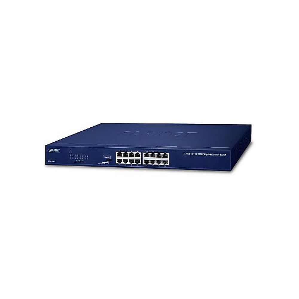 PLANET Technology 16界面 10/100/1000BASE-T ギガビットイーサネットスイッチ 1台 GSW-1601