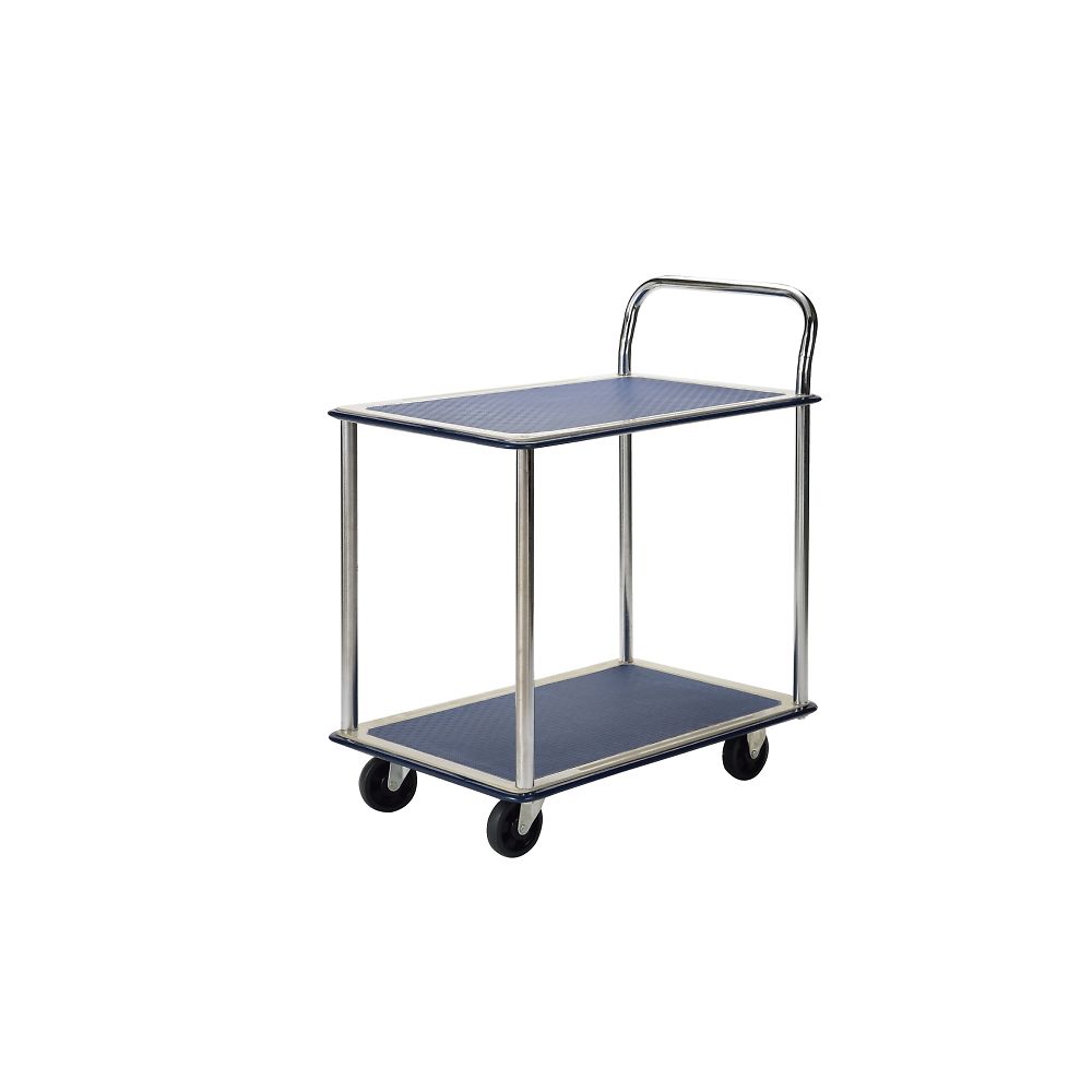 ビーカム 【静音】 鉄製台車 2段 W465×L720×H860mm 150kg積載 1台 PH1501T-2