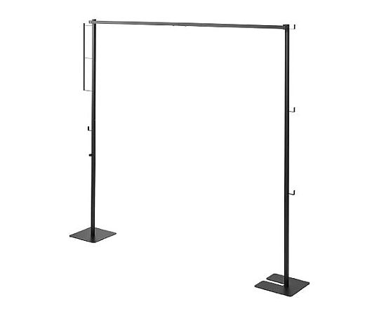山崎実業 1750x250x1600mm 物干しスタンド（スチール製） 1個 EA951FD-64