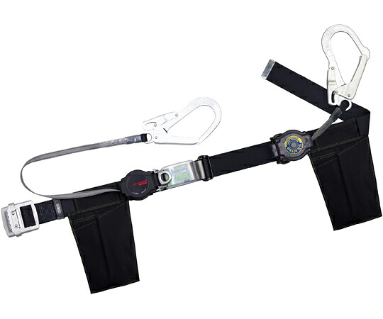 藤井電工 墜落制止用器具 胴ベルト型 2丁掛け 1個 TB-ORL-2-593-SRBT-BLK-M-JAN-BP