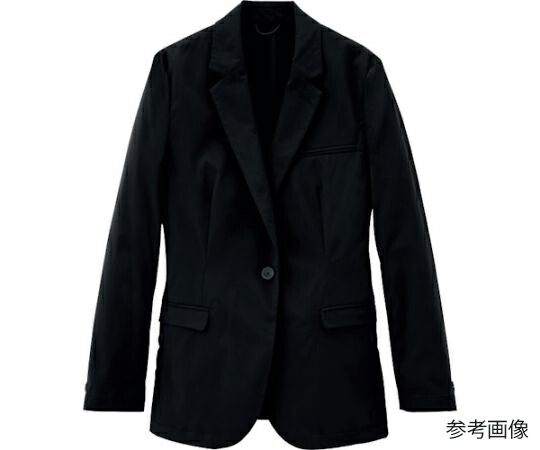 アイトス 積極的背広 レディース上衣 黒いこと M 1着 AZ161-010-M