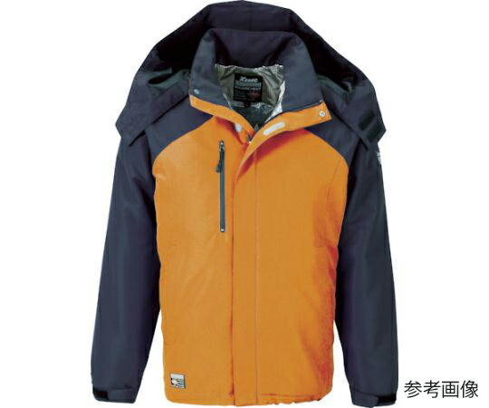 ジーベック 232軽銀蓄熱上衣 オレンジ色 4L 1着 232-82-4L
