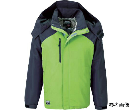 ジーベック 232軽銀蓄熱上衣 黄色緑であること 4L 1着 232-84-4L