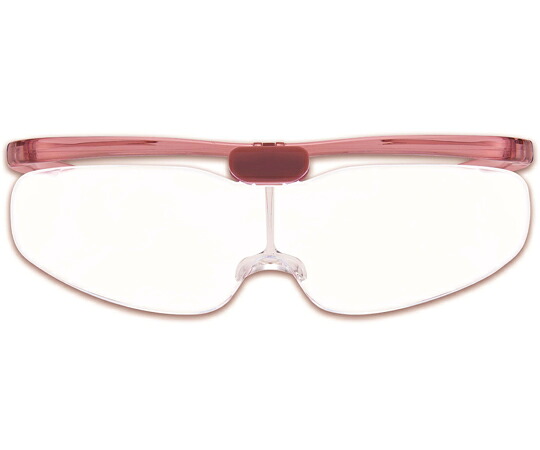 クロ赤ちょうちん 手工芸品ルーペ 1.6倍＆2.0倍 スモーキーピンク 1個 57335