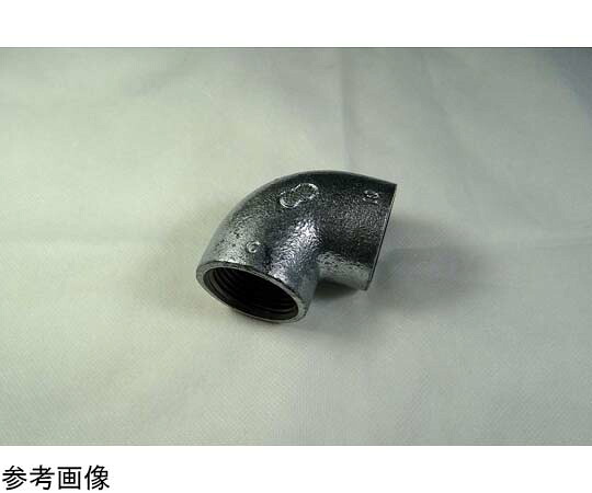 東尾メック 白ねじ込み継手 バンド付きエルボ 口径100mm 1個 ｼﾛ BL 4