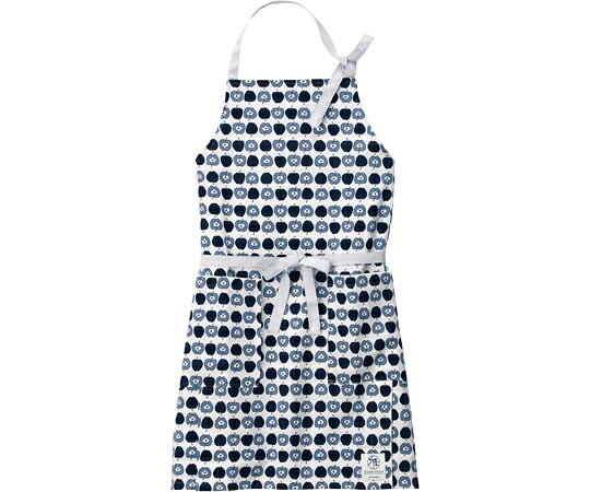 カーシーカシマ HEARTGREEN エプロン 丈79cm Scandinavian Pattern Collection アップル HAE015-32(ｱｯﾌﾟﾙ)