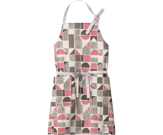カーシーカシマ HEARTGREEN エプロン 丈79cm Scandinavian Pattern Collection ハウス HAE015-39(ﾊｳｽ)