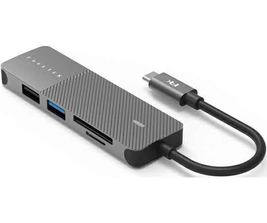 フィールドスリー Feeltek USB-C 5in1ハブ ポータブル 1個 HCM005AP2F