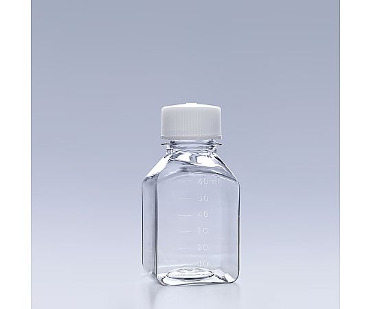 GVS 滅菌メディアボトル 個包装 PETG 60mL 24個×8袋入 1箱(192個入) CELCUFG0800060S