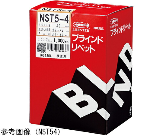 ロブテックス リベット（1000本入） 1箱 NST32