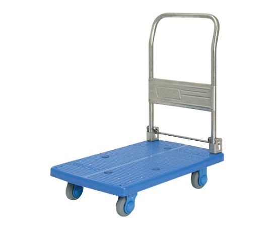 【大型商品代引不可/直送】 カナツー ダイヤモンドカーステンレス静音シリーズ 150kg 折りたたみ式ハンドル 1台 PLA150ST-DX