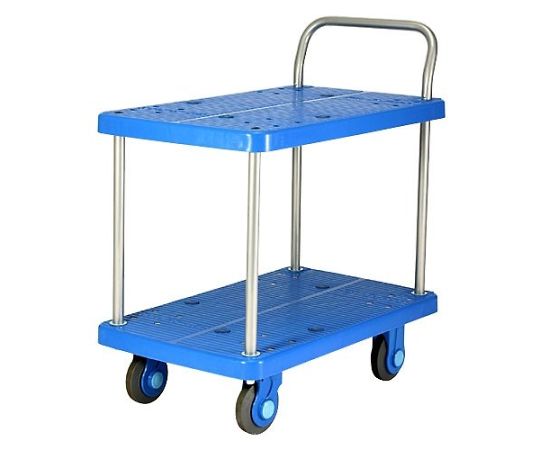 【大型商品代引不可/直送】 カナツー ダイヤモンドカー静音シリーズ 250kg テーブル2段式 固定式ハンドル 1台 PLA250-T2