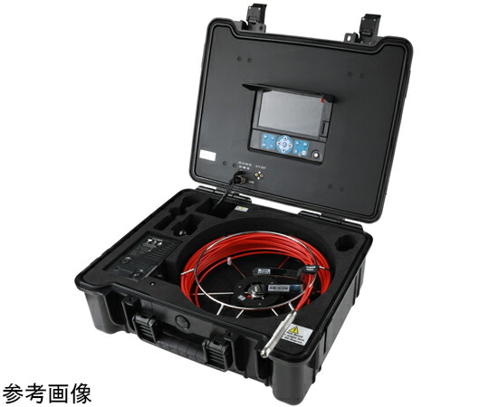 スリーアールソリューション 管内カメラ 10.1インチ 先端径14mm 20m 1個 3R-FXS10-20M-14