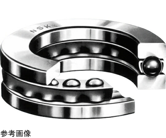 日本精工 日本精工（NSK） 単式スラスト玉軸受  1個 51411