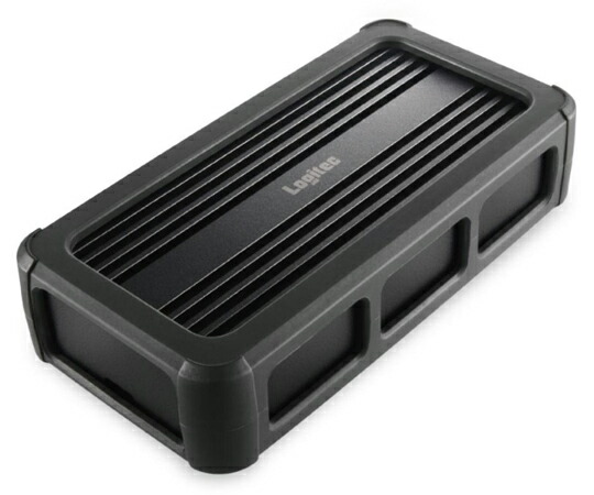 Logitech（ロジテック） SSDケース USB4 PCIeトンネリング対応 NVMe規格M.2 SSD（最大4TB）対応 ブラック 1個 LGB-PNVU4C