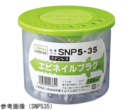 ロブテックス ネイルプラグ 1式（100本入） 1式(100本入) SNP650