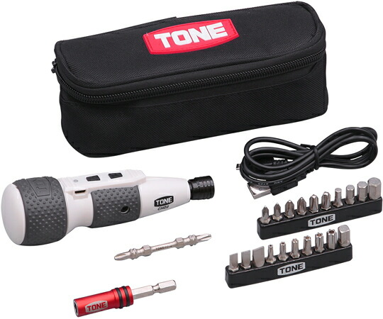TONE 電動ドライバーミニツールバッグセット 1式 CHD222S
