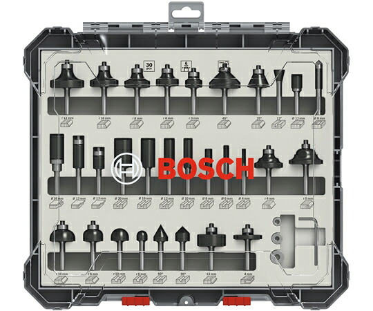 BOSCH ルーター・トリマービット 雑ぜ合わせる30本 1書き割り 2607017474